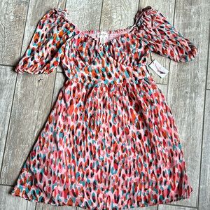 Sz M NWOT Colorful Dress
